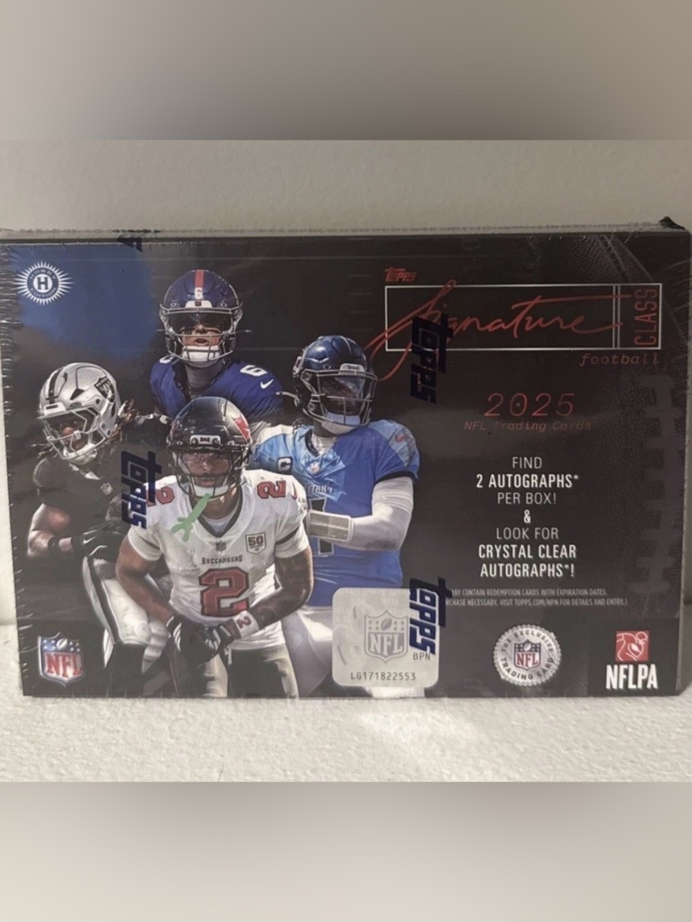 2025 Topps Signature Class Football Sealed Hobby Box IN HAND